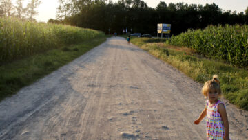 Weg zur Steilküste (Nähe Campingplatz)
