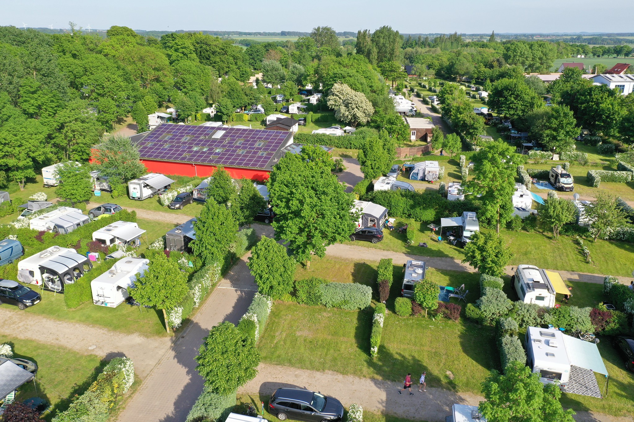 Campingplatz Ostsee von oben